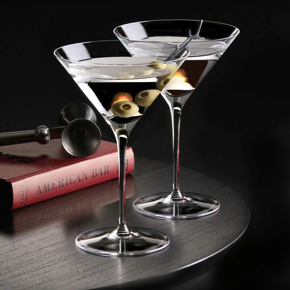 Cashs Crystal Cashs Ireland, Grand Cru Handmade American Martini, Pair 5 Cashs Crystal Cashs Ireland, Grand Cru Handmade American Martini, Pair - Image 5
