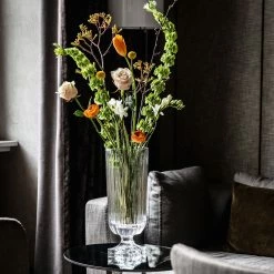 Nachtmann Portmeirion USA Nachtmann Minerva 16" Footed Vase -wine set shop 103635R a3