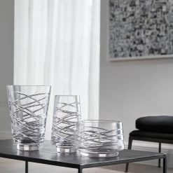 Waterford Crystal Mastercraft Aran 12" Vase -wine set shop 1052017 a3