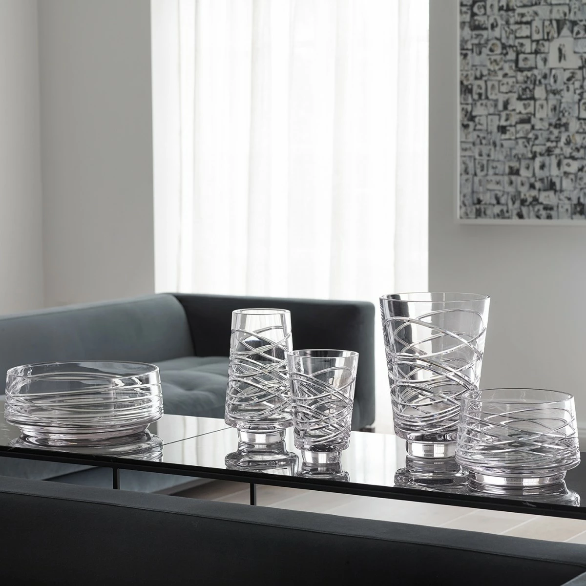 Waterford Crystal Mastercraft Aran 10" Vase 3 Waterford Crystal Mastercraft Aran 10" Vase - Image 3