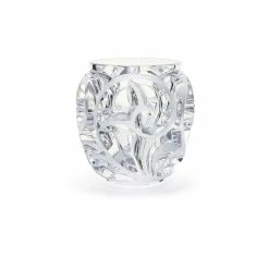 Lalique Tourbillons 5" Vase, Clear