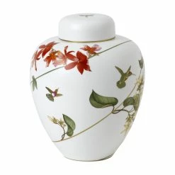 Wedgwood China Wedgwood Hummingbird Lidded Vase 9.8"