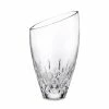 Waterford Crystal Waterford Lismore Essence Angled Round 9" Crystal Vase -wine set shop 1057715 a1