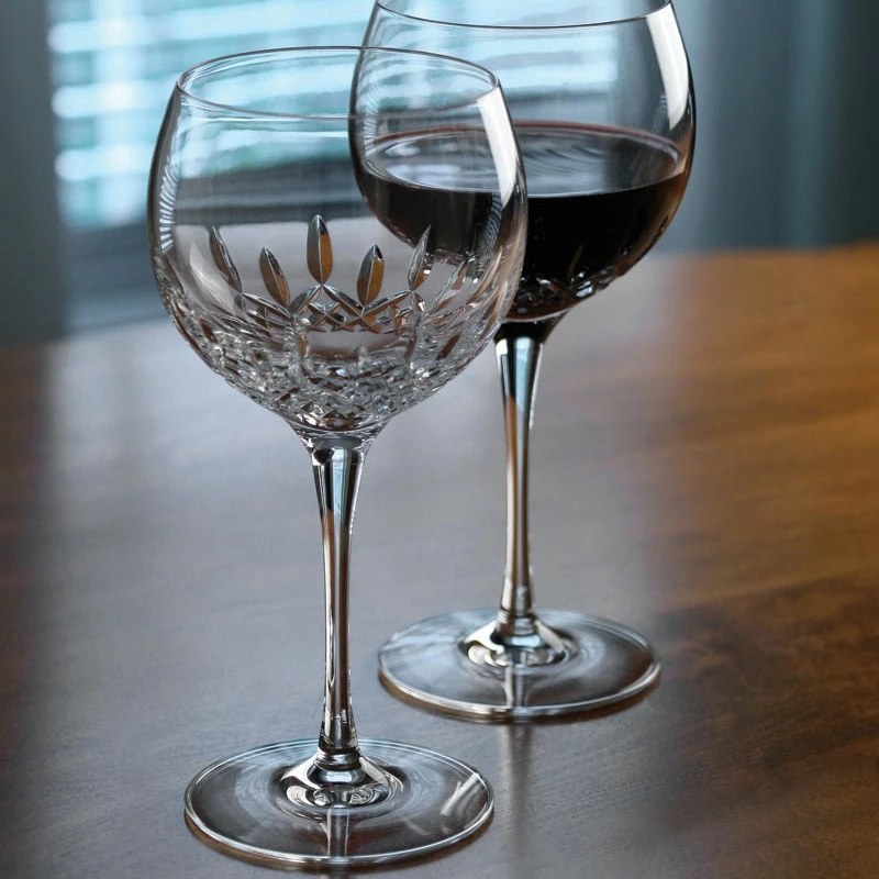 Waterford Crystal Lismore Essence Balloon Wine, Pair 2 Waterford Crystal Lismore Essence Balloon Wine, Pair - Image 2