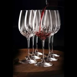 Waterford Crystal Waterford Lismore Essence Red Wine Crystal Goblets, Set Of 6 -wine set shop 1058211 a4