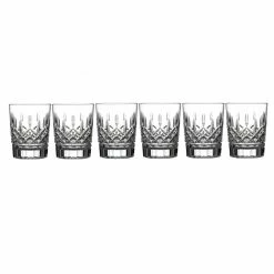 Waterford Crystal, Lismore DOF Tumblers, Boxed Set Of 6