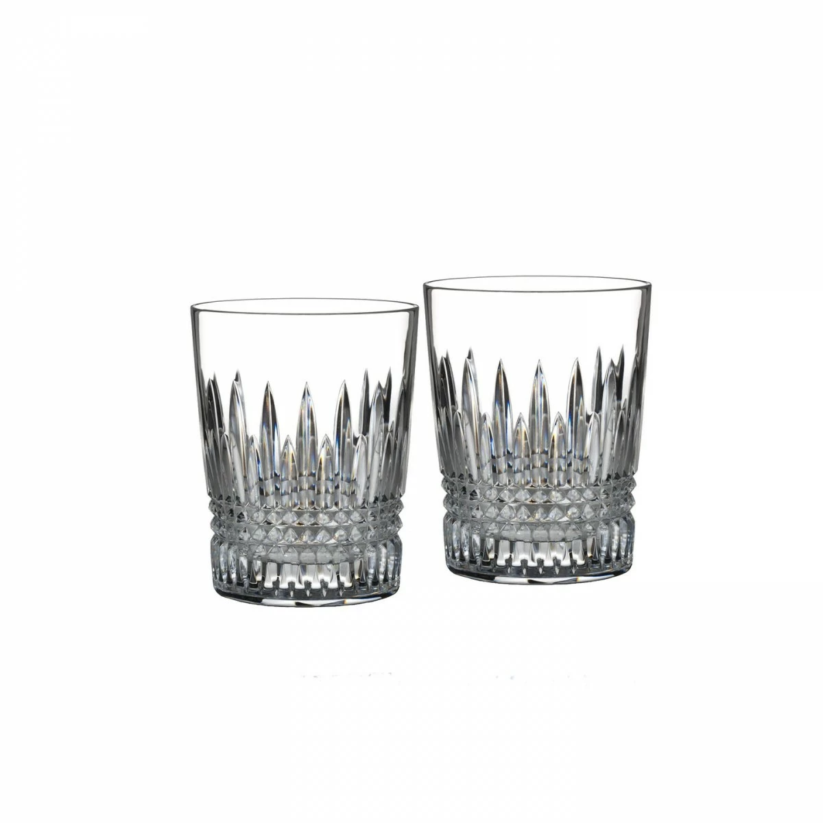 Waterford Crystal Waterford Lismore Diamond DOF Tumblers, Pair 1 Waterford Crystal Waterford Lismore Diamond DOF Tumblers, Pair