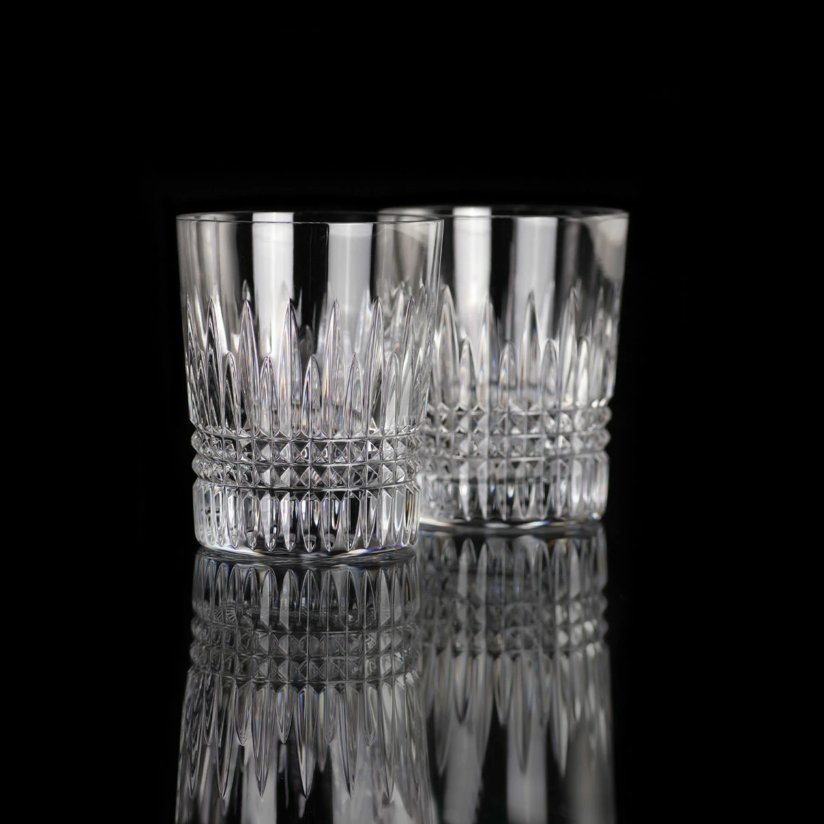 Waterford Crystal Waterford Lismore Diamond DOF Tumblers, Pair 3 Waterford Crystal Waterford Lismore Diamond DOF Tumblers, Pair - Image 3