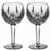 Waterford Crystal Lismore Balloon Wine Glasses, Pair 3 Waterford Crystal Lismore Balloon Wine Glasses, Pair -wine set shop 1058232 a1