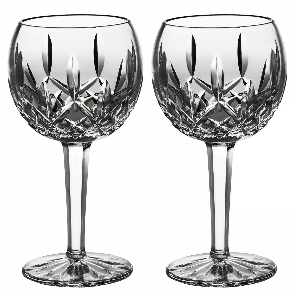 Waterford Crystal Lismore Balloon Wine Glasses, Pair 1 Waterford Crystal Lismore Balloon Wine Glasses, Pair