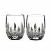 Waterford Crystal, Lismore Rounded Whiskey OF Tumblers, Pair -wine set shop 1058298 a1