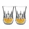 Waterford Crystal Waterford Lismore Flared Sipping Whiskey Crystal Tumbler, Pair -wine set shop 1058299 a1