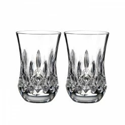 Waterford Crystal Waterford Lismore Flared Sipping Whiskey Crystal Tumbler, Pair -wine set shop 1058299 a22