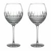 Waterford Crystal Waterford Mastercraft Irish Lace Red Wine Pair -wine set shop 1058833 a1