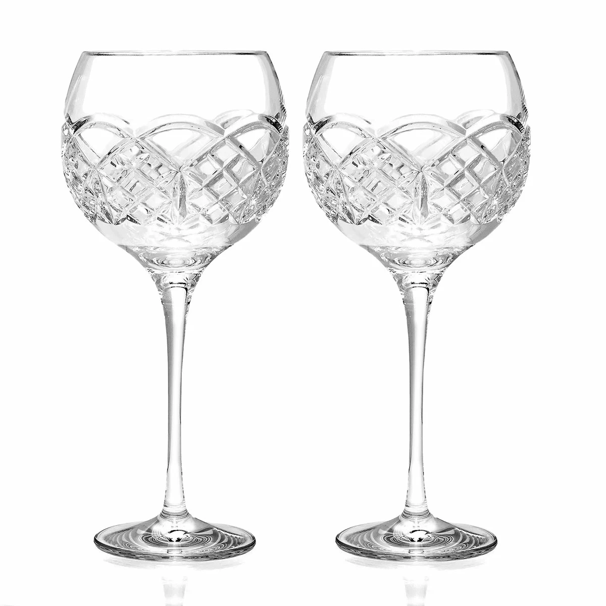 Waterford Crystal Kieran Balloon Wine Pair 1 Waterford Crystal Kieran Balloon Wine Pair