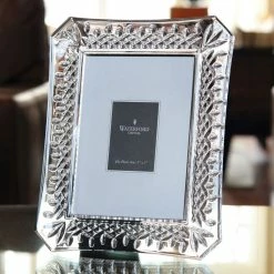 Waterford Crystal Waterford Lismore 4x6" Crystal Picture Frame -wine set shop 1060268 a3