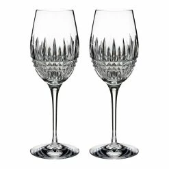 Waterford Crystal Lismore Diamond Essence Wine Pair