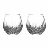 Waterford Crystal Lismore Nouveau Stemless Wine Light Red Pair -wine set shop 1060609 a1