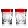 Waterford Crystal TS Gift Of Love Red DOF Pair -wine set shop 1061958 a1