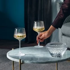 Waterford Crystal Waterford Lismore Arcus Wine Glasses, Pair -wine set shop 1063086 a3