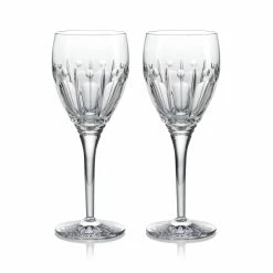 Waterford Crystal Winter Wonders, Winter Rose Wine Clear Pair