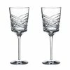Waterford Crystal Waterford Aran White Wine Glasses, Pair -wine set shop 1064630 a1