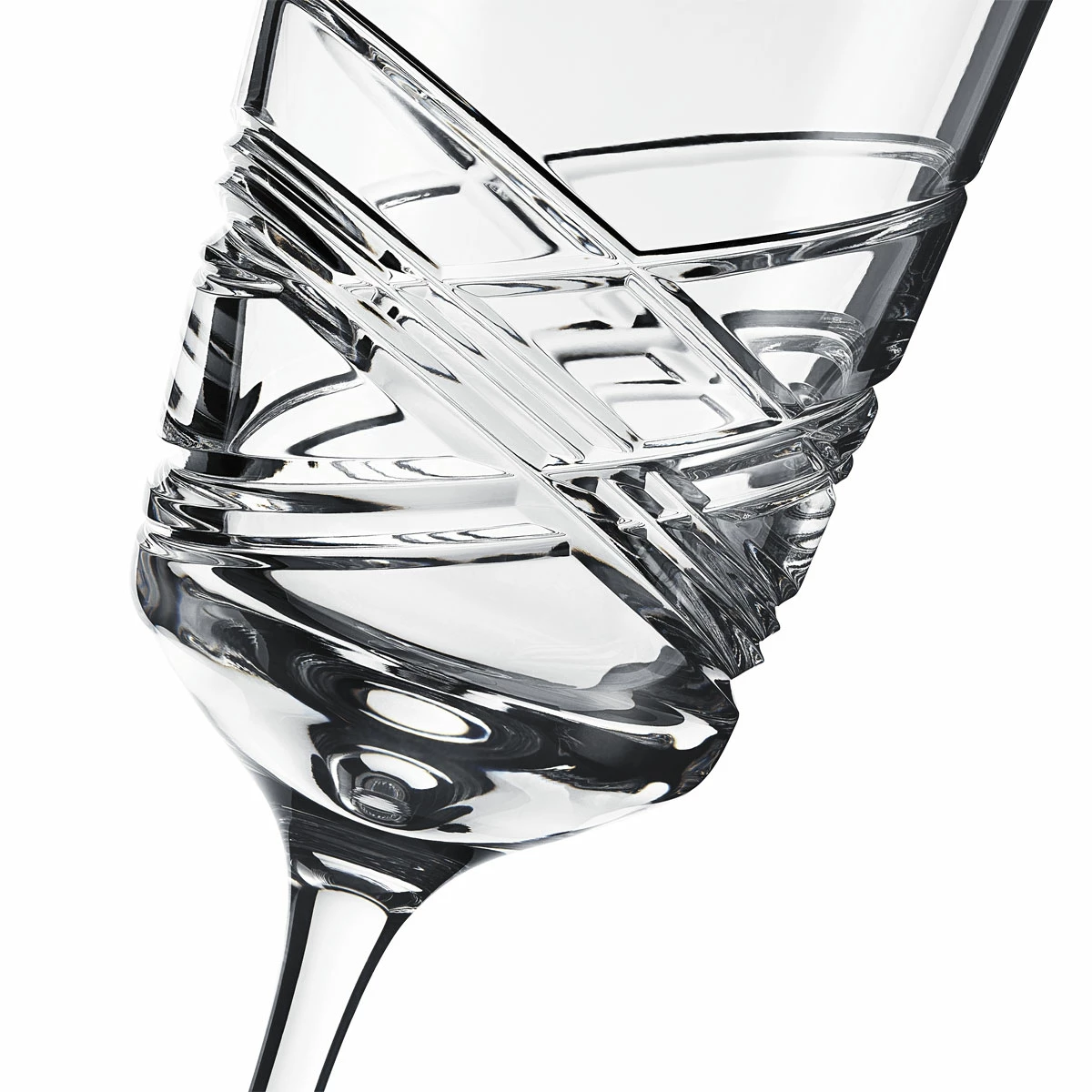 Waterford Crystal Waterford Aran White Wine Glasses, Pair 3 Waterford Crystal Waterford Aran White Wine Glasses, Pair - Image 3