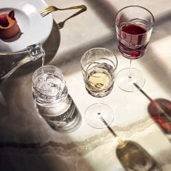 Waterford Crystal Waterford Aran 9.5oz. Whiskey Tumblers, Pair -wine set shop 1064632 a4