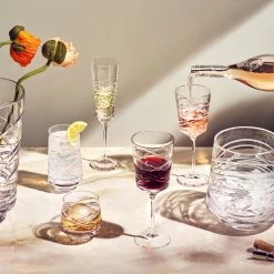 Waterford Crystal Waterford Aran 9.5oz. Whiskey Tumblers, Pair -wine set shop 1064632 a92