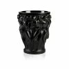 Lalique Bacchantes 5" Vase, Noir Black -wine set shop 10648400 a1