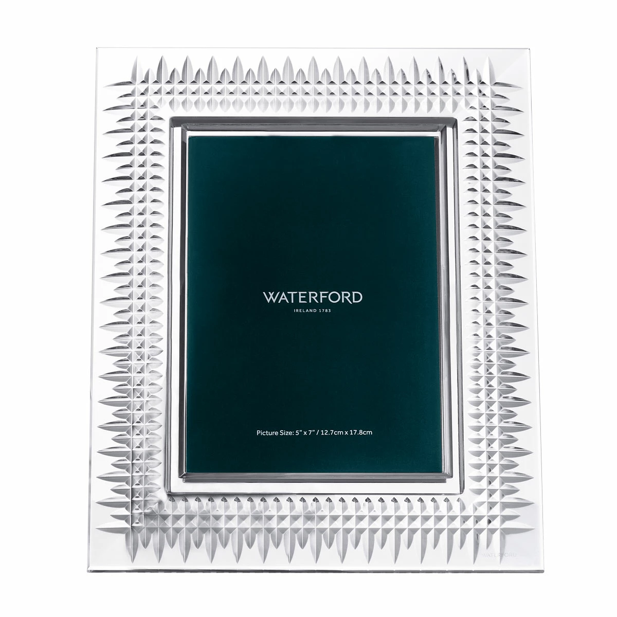 Waterford Crystal Waterford Lismore Diamond 5x7" Picture Frame 1 Waterford Crystal Waterford Lismore Diamond 5x7" Picture Frame