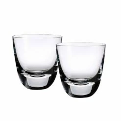 Villeroy And Boch American Bar Straight Bourbon Old Fashioned Tumbler Glasses, Pair