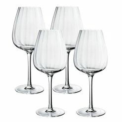 Villeroy And Boch Rose Garden Red Wine Set Of 4