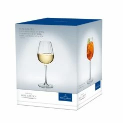 Villeroy And Boch Rose Garden White Wine Set Of 4 -wine set shop 1137258120 a7