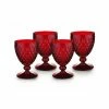 Villeroy And Boch Boston Colored Red Claret Wine Glasses, Set Of 4 -wine set shop 1173097808 a1