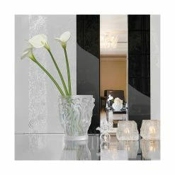 Lalique Bacchantes 9.5" Vase, Clear