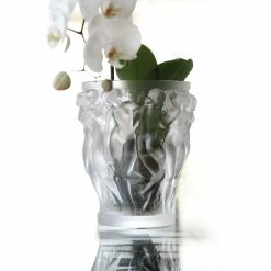 Lalique Bacchantes 9.5" Vase, Clear -wine set shop 1220000 a1