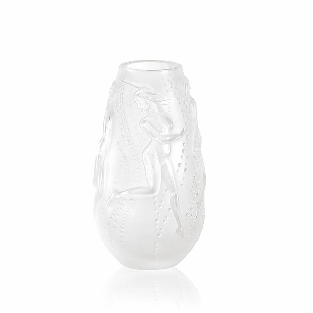 Lalique Nymphae 5.5" Bud Vase 1 Lalique Nymphae 5.5" Bud Vase