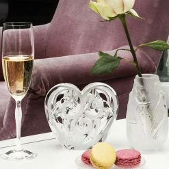 Lalique Nymphae 5.5" Bud Vase 3 Lalique Nymphae 5.5" Bud Vase -wine set shop 1262700 a2