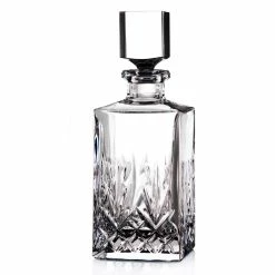Cashs Crystal Cashs Ireland, Annestown Single Malt Whiskey Square Decanter
