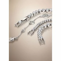 Swarovski Crystal And Rhodium Classic Tennis Bracelet 6 Swarovski Crystal And Rhodium Classic Tennis Bracelet -wine set shop 1791305 a3