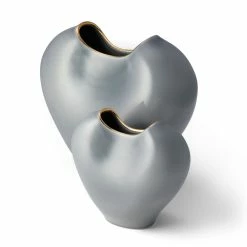 Aerin Paola 9.5" Vase, Dusk Blue -wine set shop 19222028AE a5