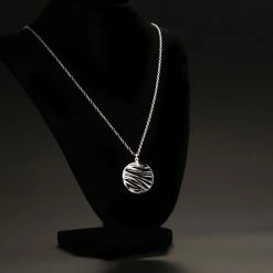 Cashs Crystal Cashs Ireland, Crystal Wild Atlantic Way Pendant Necklace, Medium -wine set shop 19799C a2