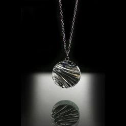 Cashs Crystal Cashs Ireland, Crystal Wild Atlantic Way Pendant Necklace, Large -wine set shop 20350C c wildatlancway lg 151200