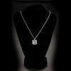 Cashs Crystal Cashs Ireland, Kerry Bead Crystal Necklace, Sterling Silver Snake Chain, Small