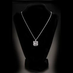 Cashs Crystal Cashs Ireland, Kerry Bead Crystal Necklace, Sterling Silver Snake Chain, Small