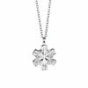 Cashs Crystal Cashs Ireland, Crystal Snowflake Pendant Necklace, Small