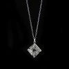 Cashs Crystal Cashs Ireland, Diamond Newgrange Pendant Crystal Necklace, Small -wine set shop 20932C a1