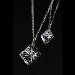 Cashs Crystal Cashs Ireland, Diamond Newgrange Pendant Crystal Necklace, Large 5 Cashs Crystal Cashs Ireland, Diamond Newgrange Pendant Crystal Necklace, Large -wine set shop 20933C c diam newgrange2 161200