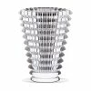 Baccarat Crystal, Eye Oval 9 1/4" Vase, Clear -wine set shop 2103568B a1